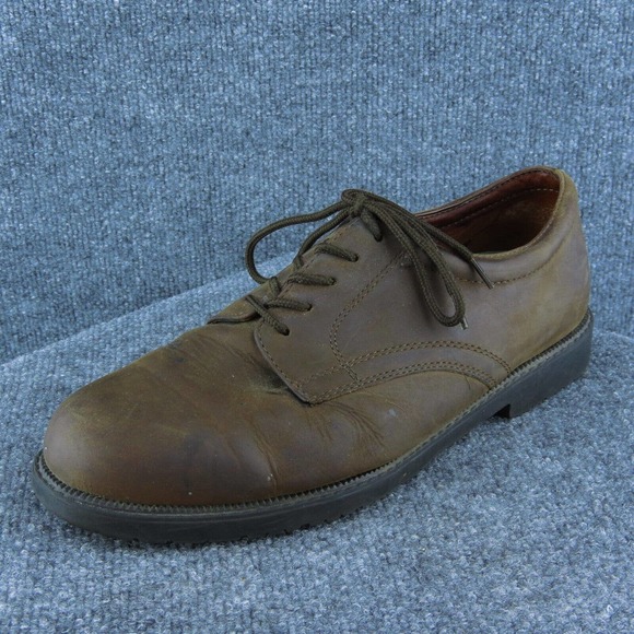 Nunn Bush Men Derby Oxfords Shoes Brown‎ Leather Lace Up Size 12 Medium (D, M) - Picture 1 of 8